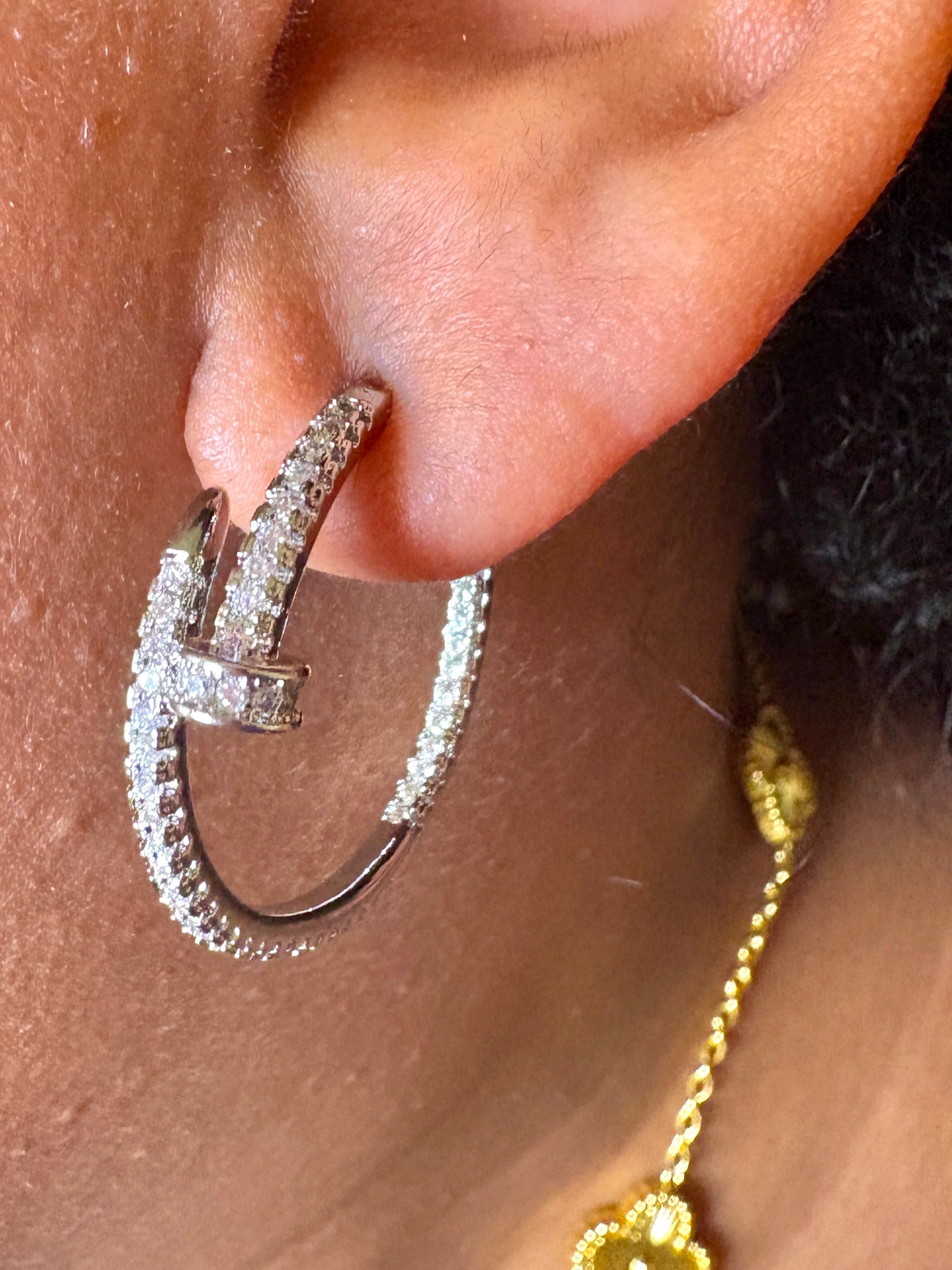 Nail Earrings