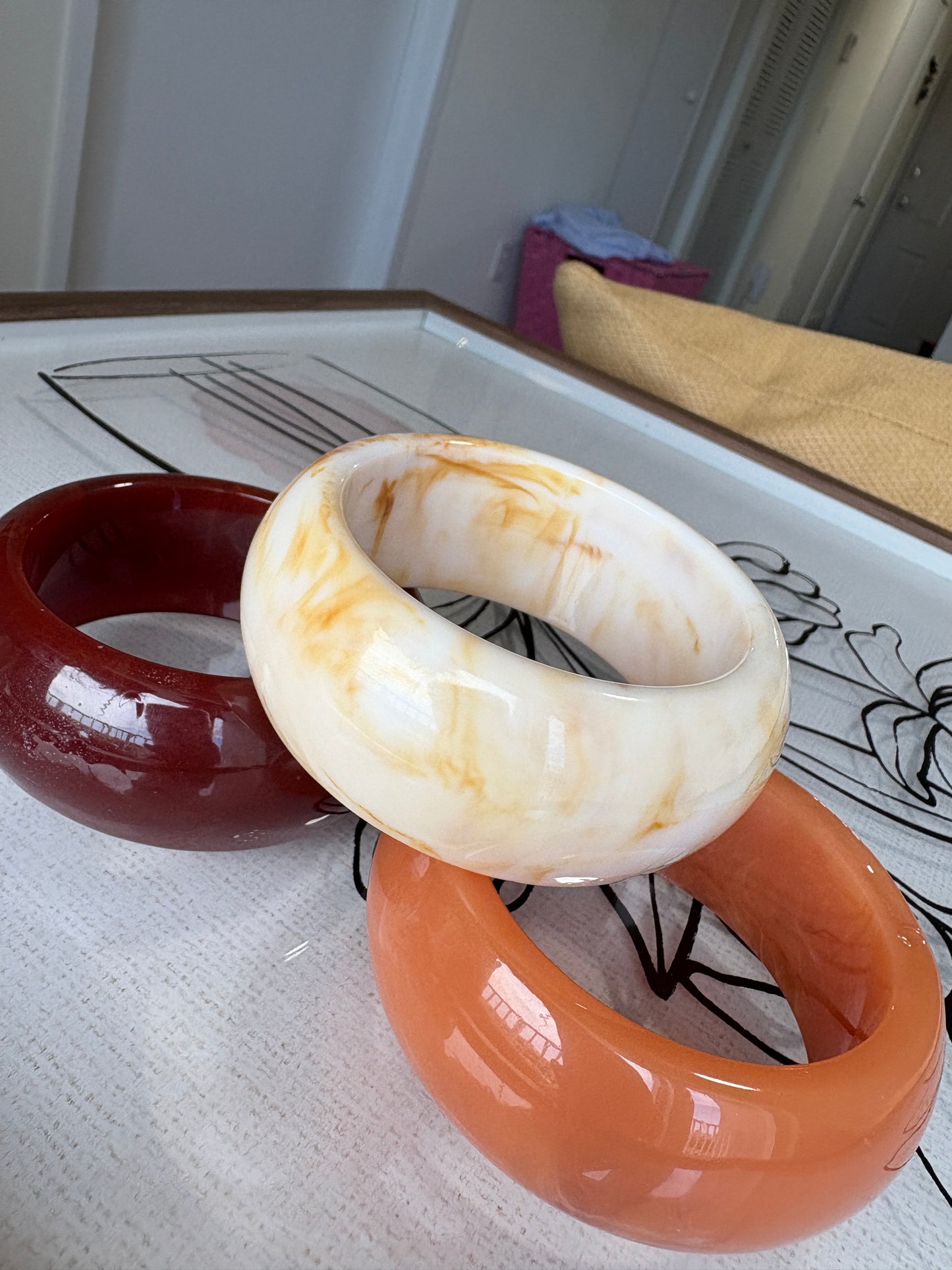Resin Trio Bracelet