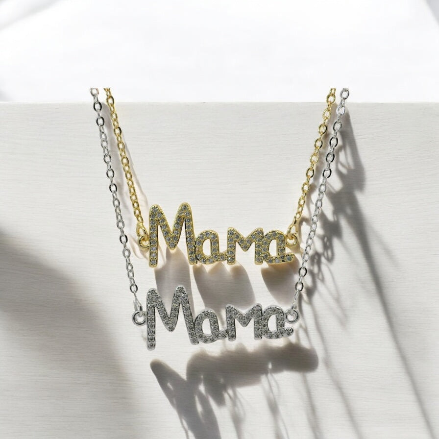 Mama Zirconium Necklace